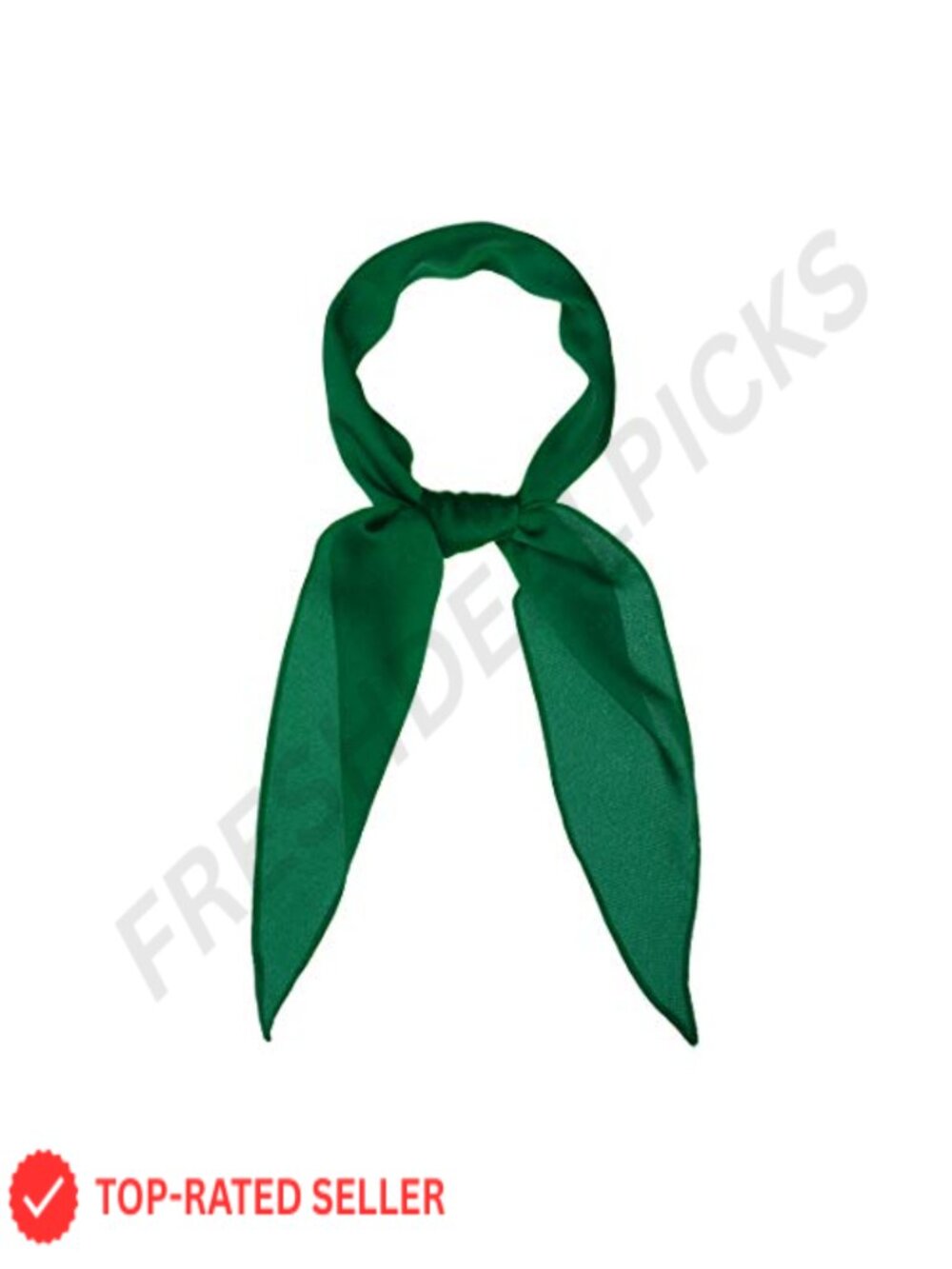 Polyester Rhombus Neck Scarf Skinny Long Neckerchief for Women